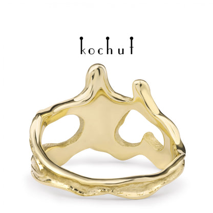 Eros — Ring aus Gelbgold