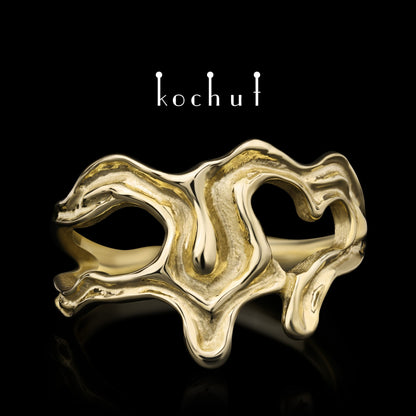 Eros — Ring aus Gelbgold