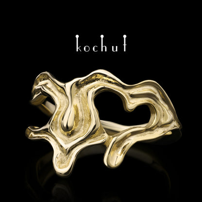 Eros — Ring aus Gelbgold