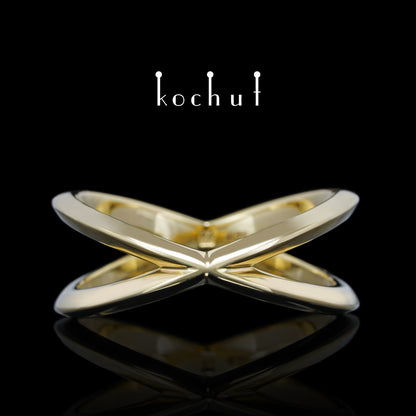 Der Kontaktpunkt — Ring aus Gelbgold