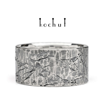 Fortune — Ring aus oxidiertem Silber