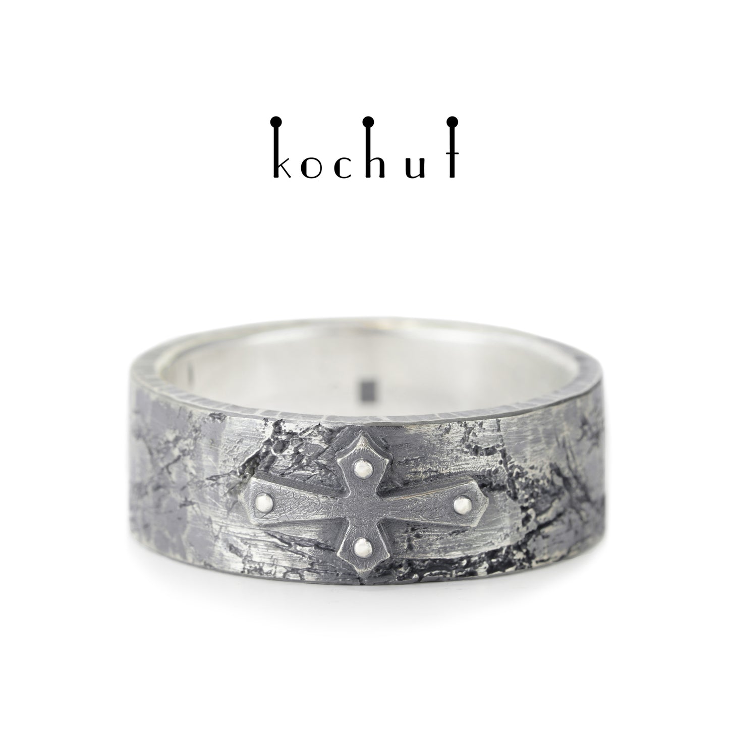 Fortune (schmal) — Ring aus oxidiertem Silber
