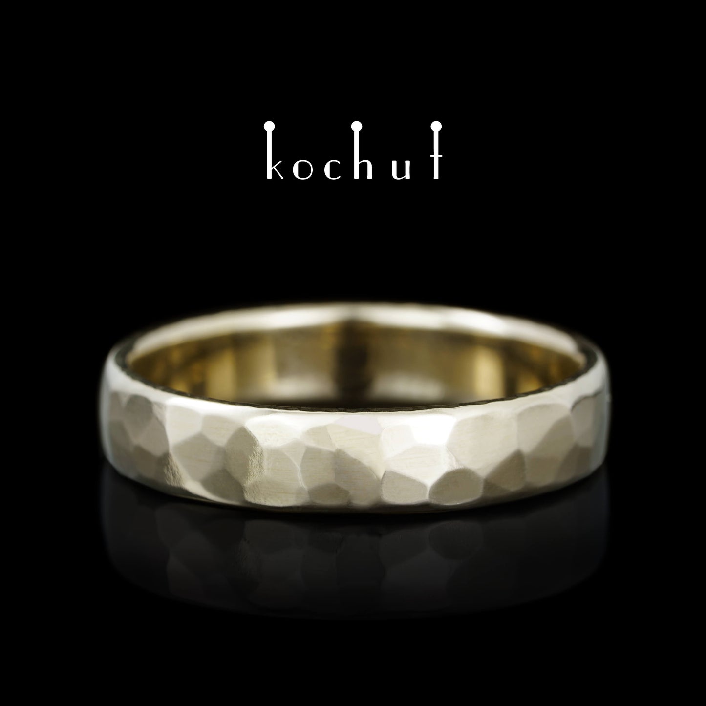 Licht — Ehering aus Weißgold