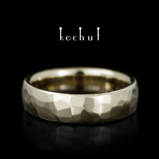 Licht — Ehering aus Weißgold