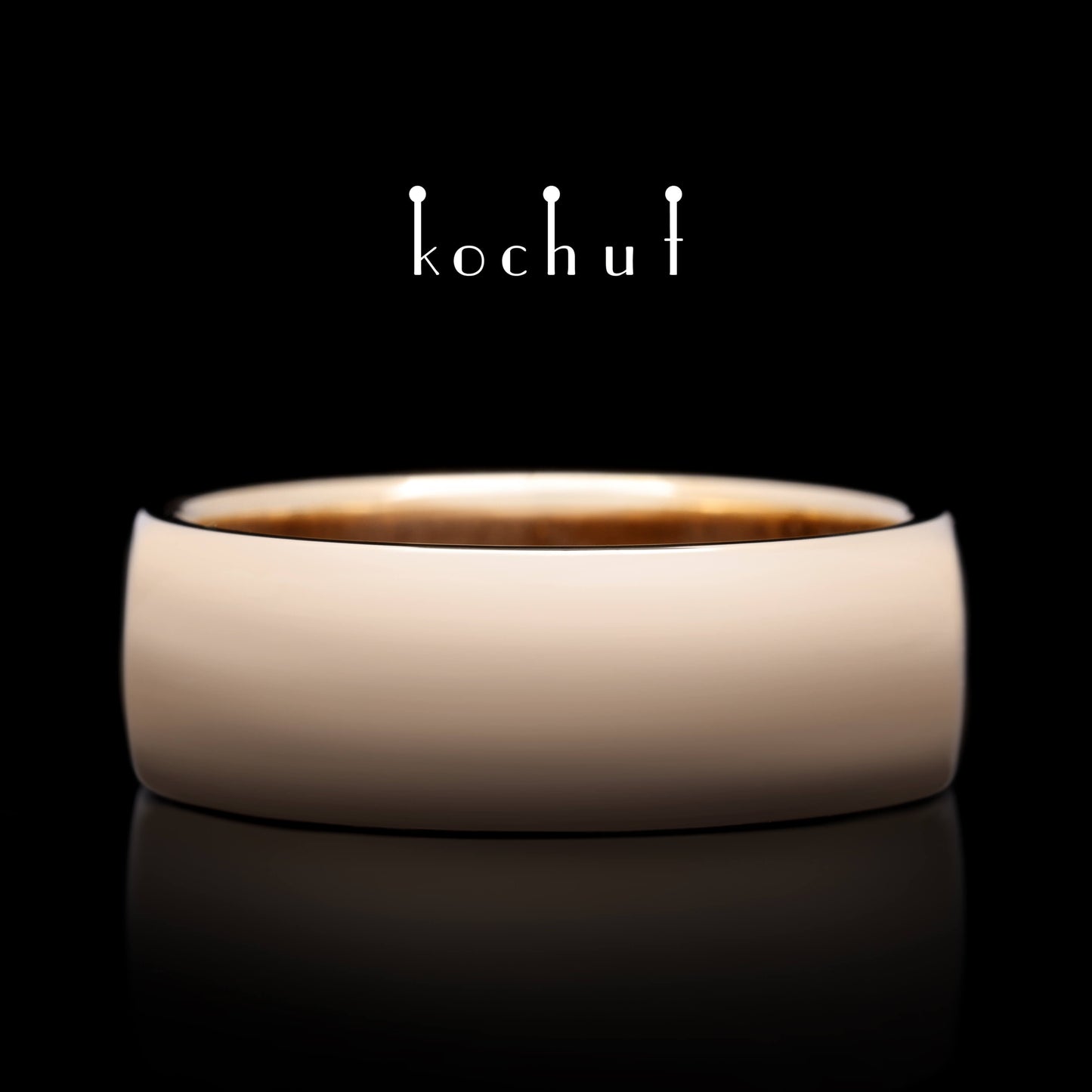 Baum des Lebens — Ehering aus Rotgold