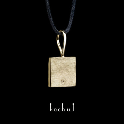 Leib und Seele — Anhänger aus Gelbgold