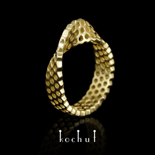 Mobius-Band: Zeitfilter — Gelbgoldring