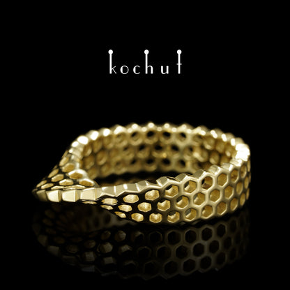 Mobius-Band: Zeitfilter — Gelbgoldring