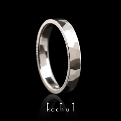 Licht: schmal — Ring aus Palladium-Gold
