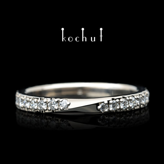 Meine Inspiration — Ring aus Palladium-Gold mit Diamanten