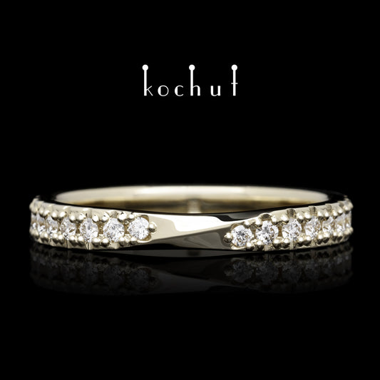 Meine Inspiration — Weißgoldring mit Diamanten