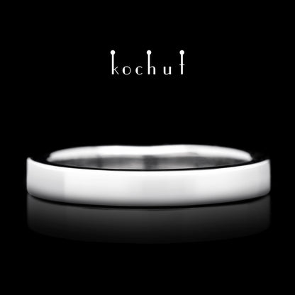 Meine Inspiration — Ring aus Weißgold mit Diamanten, beschichtet mit weißem Rhodium