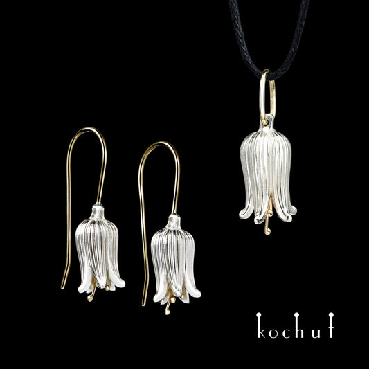 Glocken — Schmuckset aus Silber und Gold