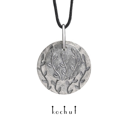 Talisman — Anhänger aus oxidiertem Silber