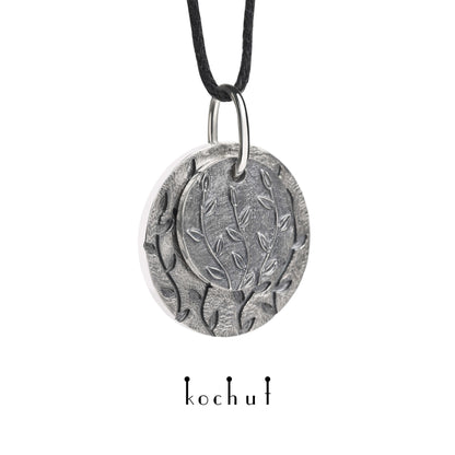 Talisman — Anhänger aus oxidiertem Silber