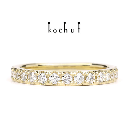 Meine Inspiration — Ring aus Gelbgold mit Diamanten
