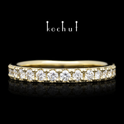 Meine Inspiration — Ring aus Gelbgold mit Diamanten