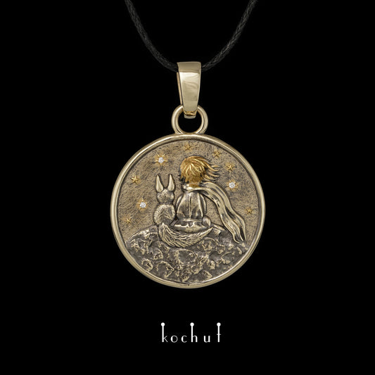 Meine Sterne — Goldanhänger mit Diamanten und Gold