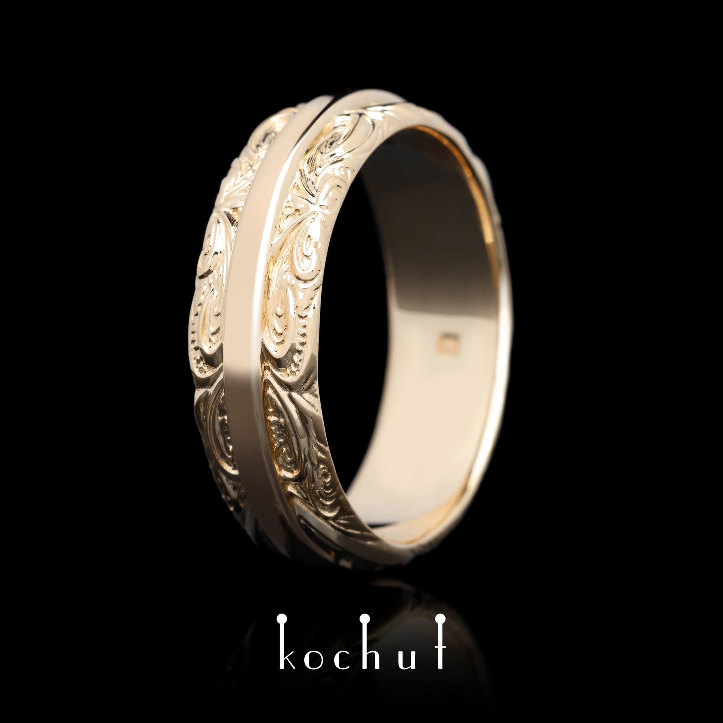 In Freude und Leid: gemeinsame Gedanken — Ehering aus Rotgold