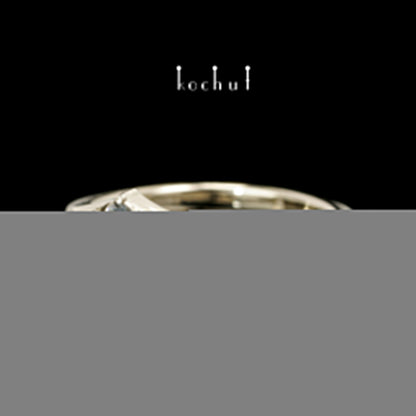 Meine Dame — Weißgoldring mit Diamanten
