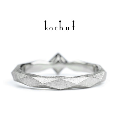 Meine Königin — Ring aus Platin mit Diamant