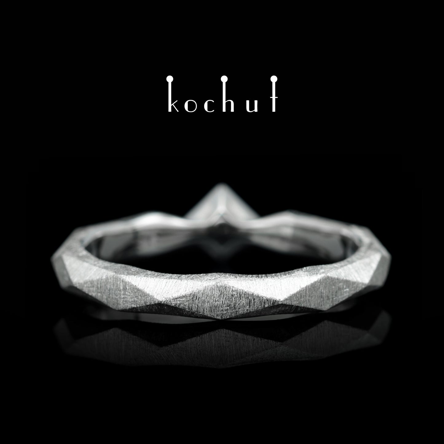 Meine Königin — Ring aus Platin mit Diamant