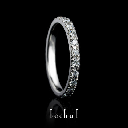 Mein Orbit — Schmuckset aus Platin mit Diamanten