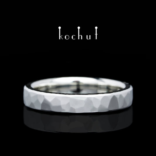 Licht: schmal — silberner Ehering