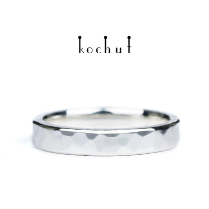 Licht: schmal — silberner Ehering