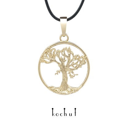 Baum der Einheit — Anhänger aus Gelbgold