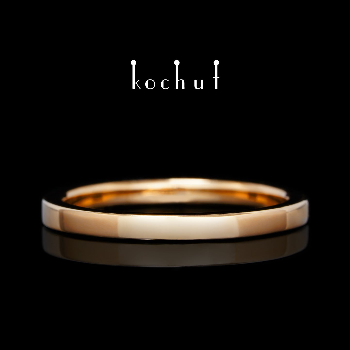 Minimalismus — Ring aus Rotgold