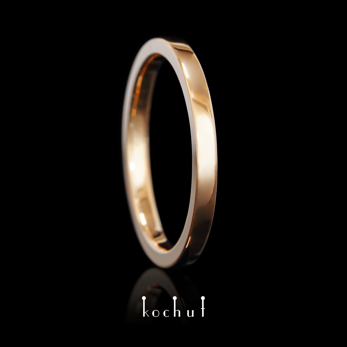 Minimalismus — Ring aus Rotgold