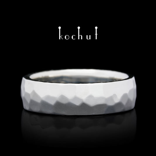 Licht — silberner Ehering
