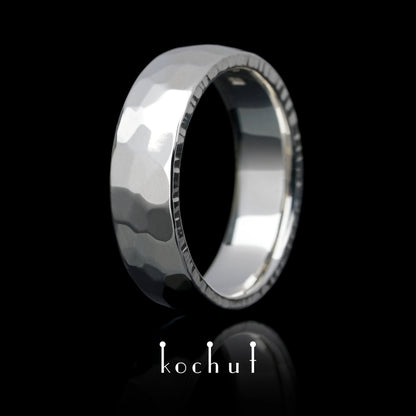 Licht — silberner Ehering
