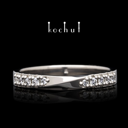 Meine Inspiration — Ring aus Palladium-Gold mit Diamanten