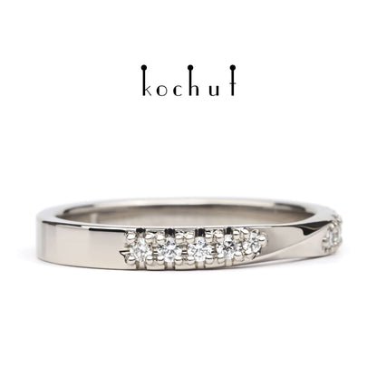 Meine Inspiration — Ring aus Palladium-Gold mit Diamanten