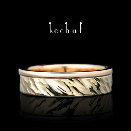 Memoria — Ehering aus Gelb- und Rotgold