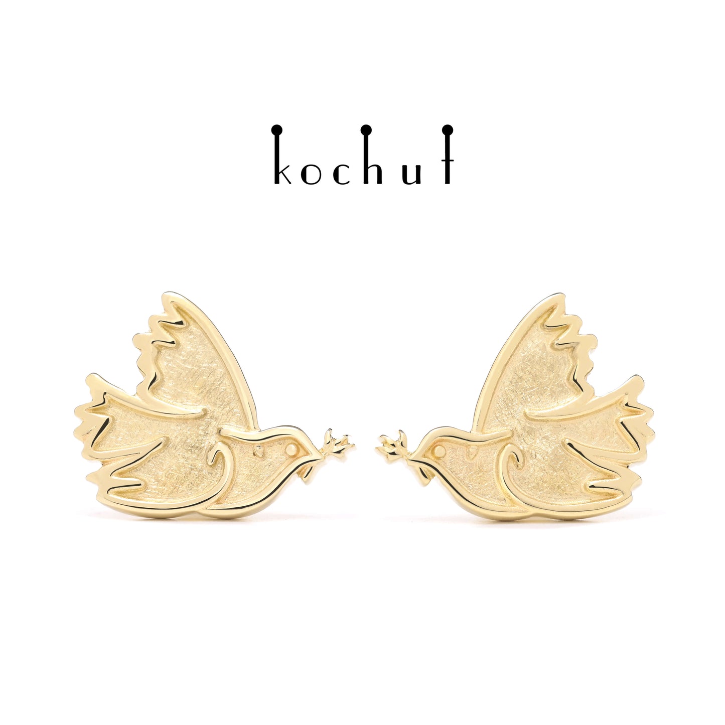 Kostenlos — Ohrringe aus Gelbgold
