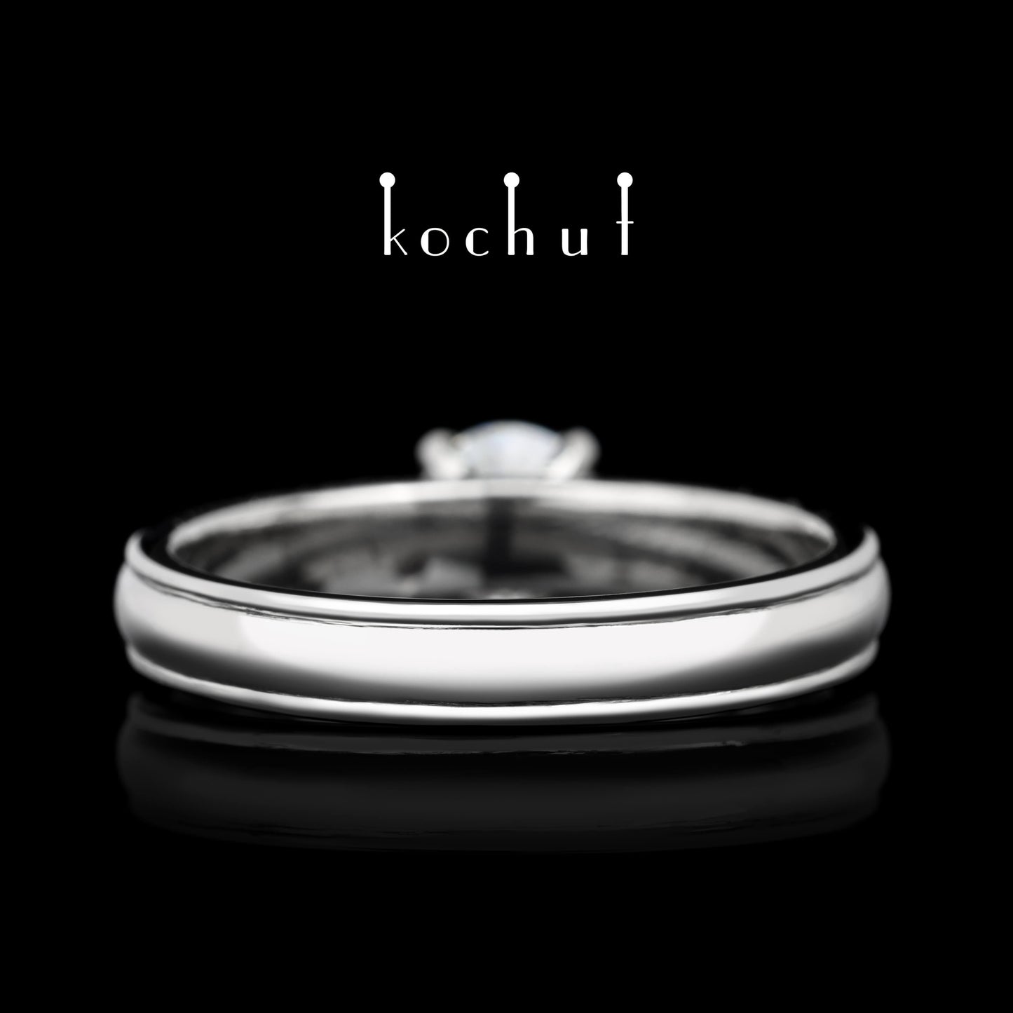 Eternity — Ring aus Platin mit Diamanten