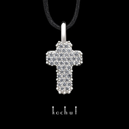 Eternal — Kreuz aus Platin mit Diamanten