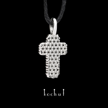 Eternal — Kreuz aus Platin mit Diamanten
