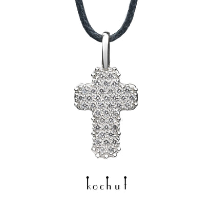 Eternal — Kreuz aus Platin mit Diamanten