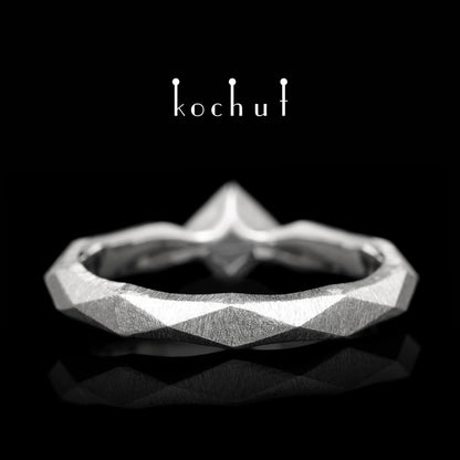 Meine Königin — Ring aus Platin mit Diamant