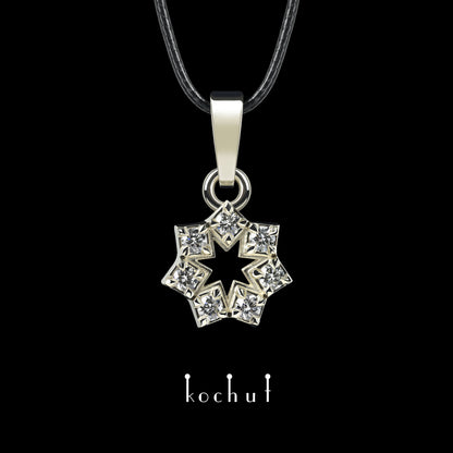 Elenielle — Weißgold-Anhänger mit Diamanten