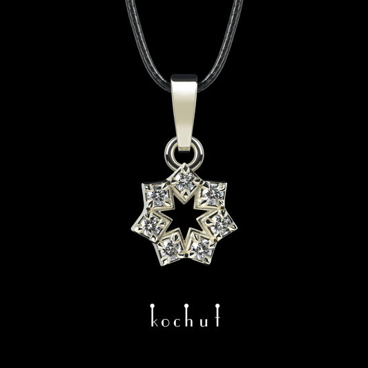 Elenielle — Weißgold-Anhänger mit Diamanten