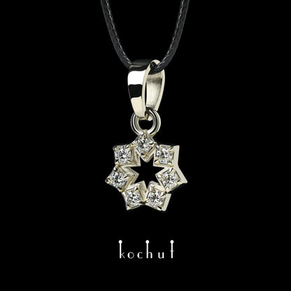 Elenielle — Weißgold-Anhänger mit Diamanten