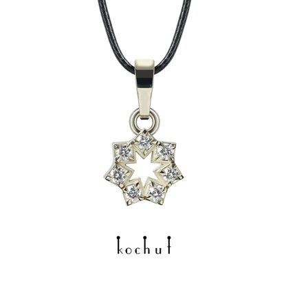 Elenielle — Weißgold-Anhänger mit Diamanten