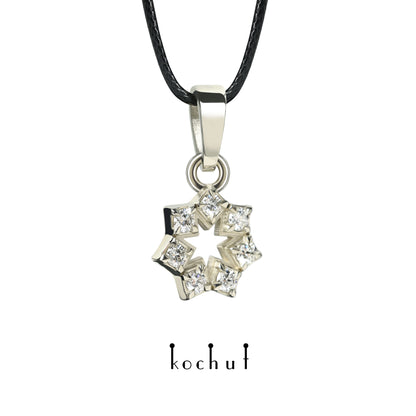 Elenielle — Weißgold-Anhänger mit Diamanten
