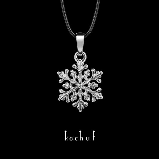 Gerda's Touch — Anhänger aus Platin mit Diamant
