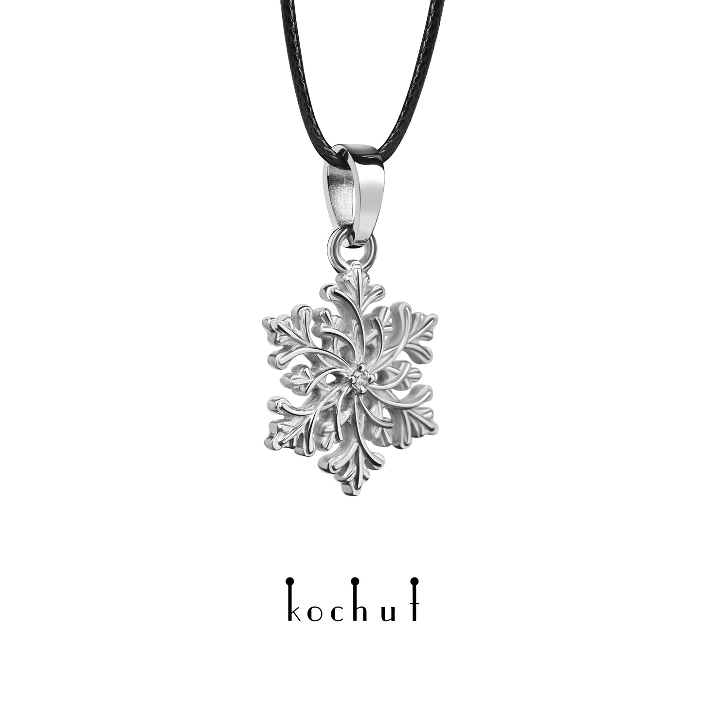 Gerda's Touch — Anhänger aus Platin mit Diamant